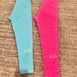 Fleo Lot of 2 El Toro 21” Leggings Sz Small